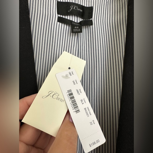 NWT J. Crew Tailored Fit Blazer Size 22 - Picture 2 of 5